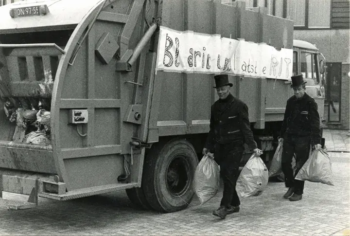 Huisvuil ophalen door de jaren heen