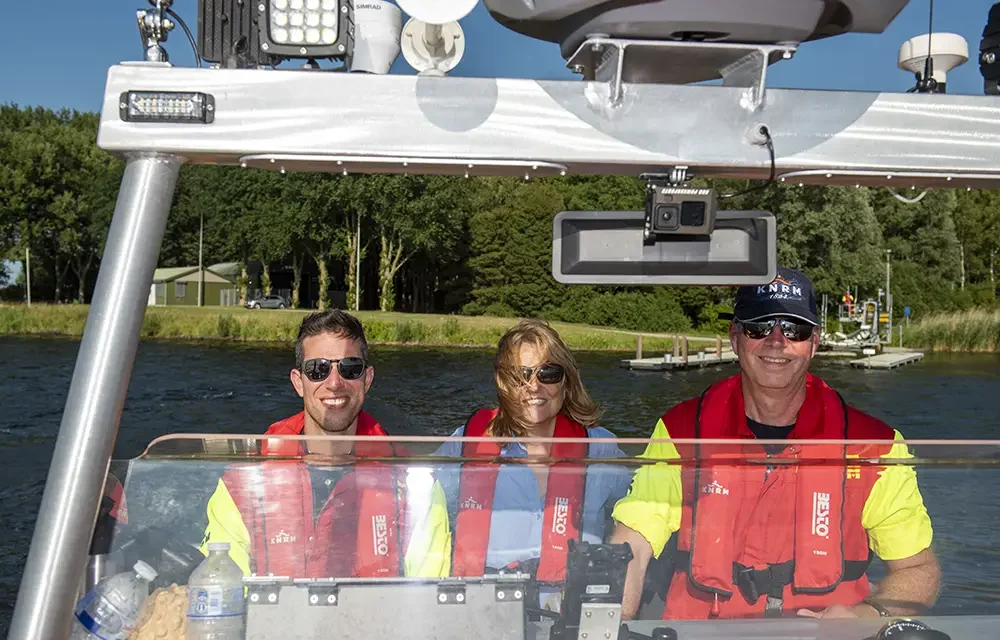 Helden op het Blaricumse Gooimeer, een middag op stap met de KNRM Blaricum