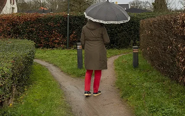 Boodschappen doen in het dorp