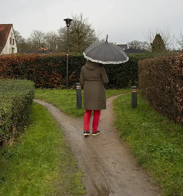 Boodschappen doen in het dorp