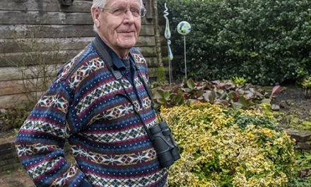 Tuinvogels tellen met Dick Jonkers