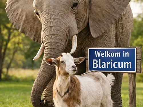 Over olifanten en geiten, een sprookje?