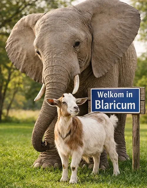 Over olifanten en geiten, een sprookje?