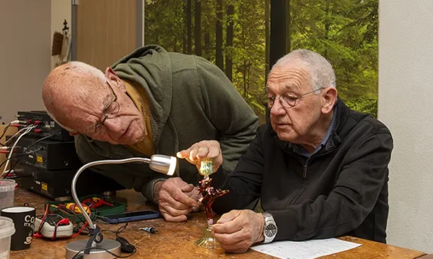 Rudolf is weer klaar voor de Kerst