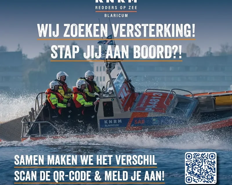 Stap jij aan boord bij de KNRM?