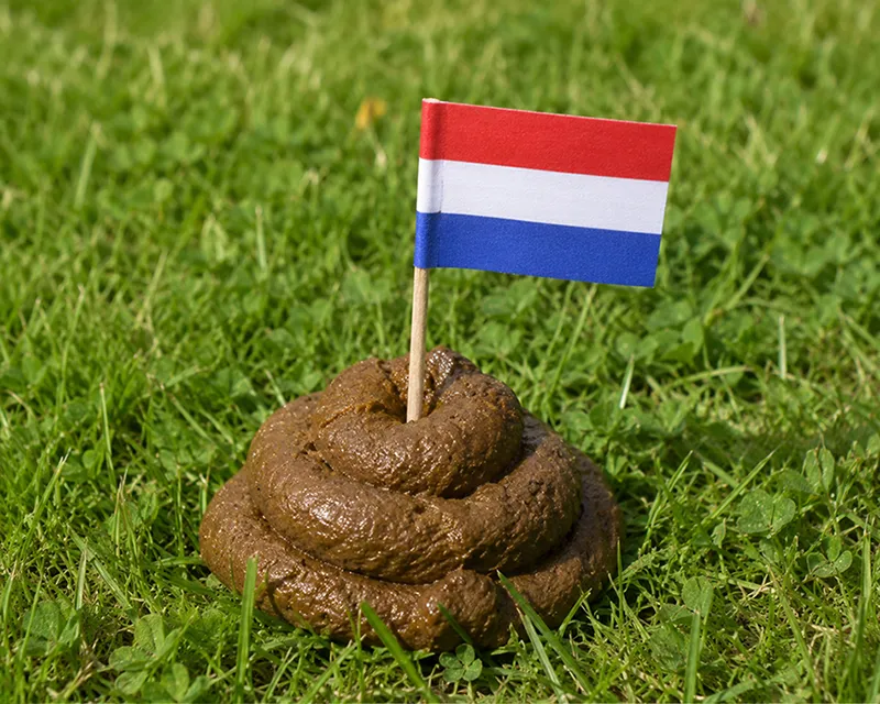 Hondenpoep in een zakje