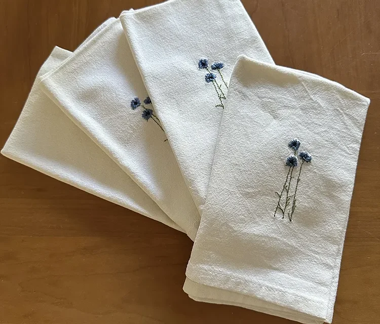 Waar bloeien de drie korenbloemen?